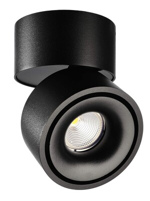 Uni II Tilt, 12 W, DIM, 3000 K, Schwarz