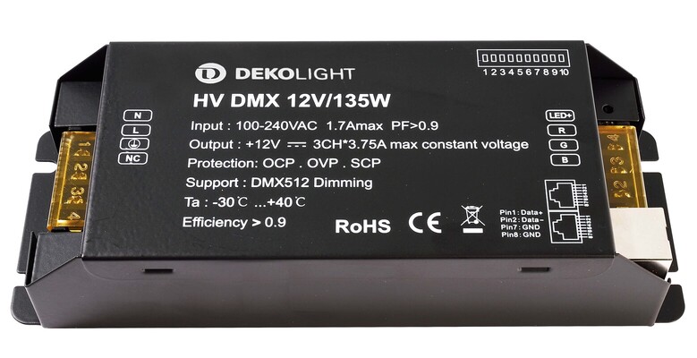 BASIC, DIM, CV, HV DMX 12V/135W