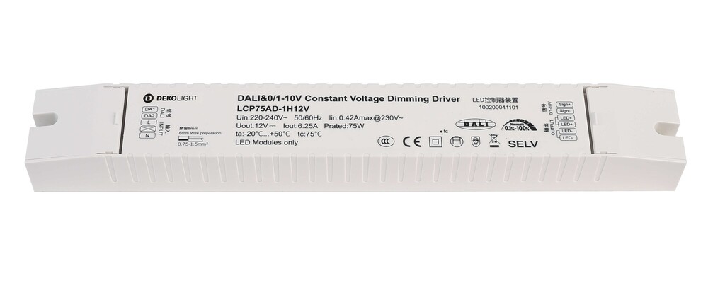 BASIC, DIM, CV, LCP75AD-1H12V