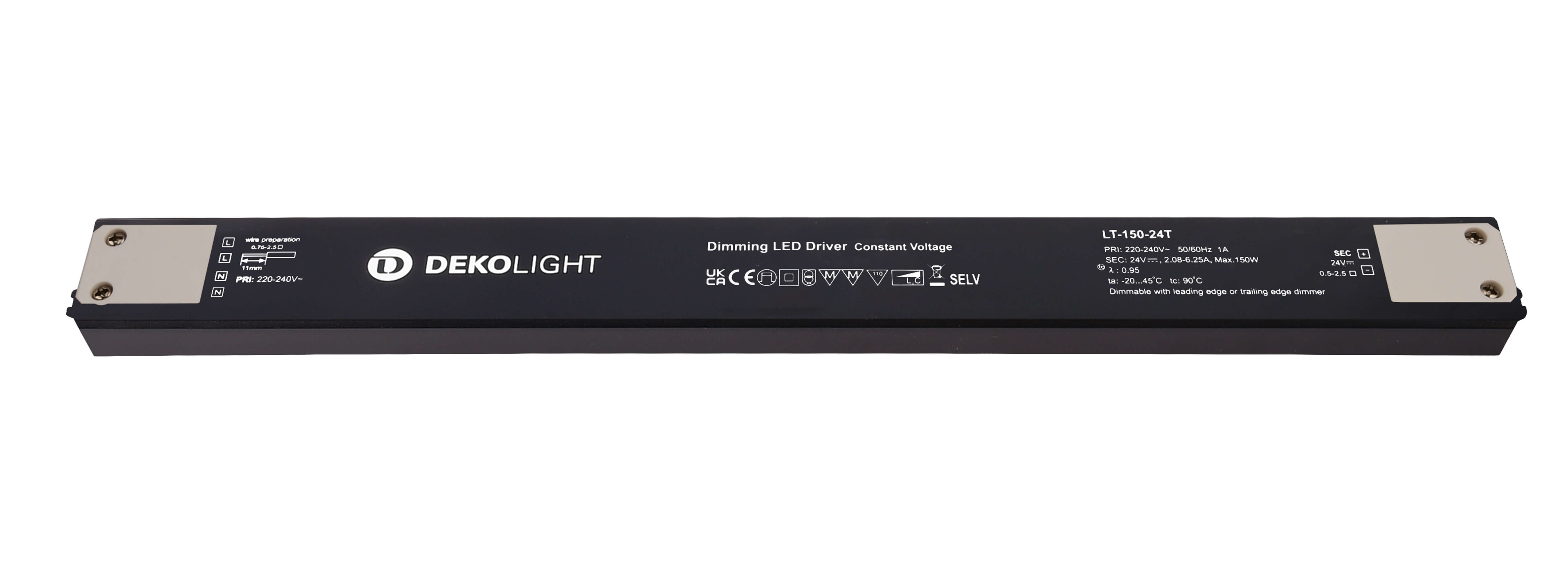 Long-Flat, DIM, CV, 24V 50-150W